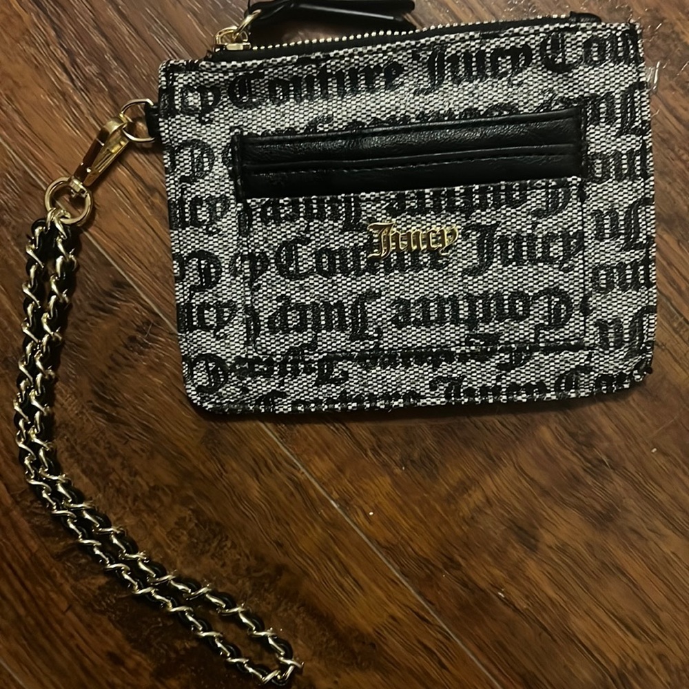 Juicy Couture Wristlet card holder and bag